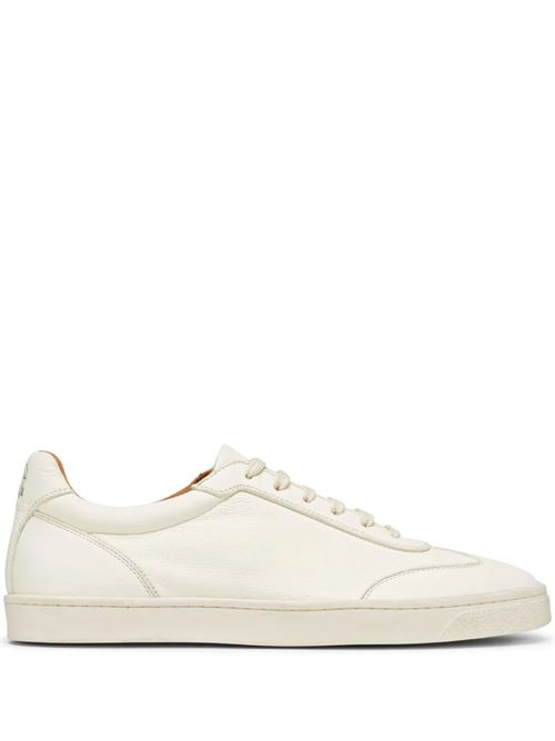 Cream white leather man sneaker Brunello Cucinelli | MZUOLYN309C6293